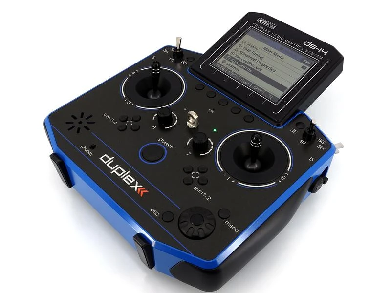 Jeti Fernsteuerung DS-14 II Multimode Blau 1 Jeti Fernsteuerung DS-14 II Multimode Blau