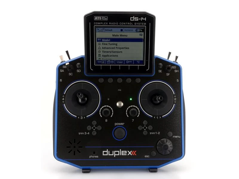 Jeti Fernsteuerung DS-14 II Multimode Blau 14 Jeti Fernsteuerung DS-14 II Multimode Blau – Bild 14