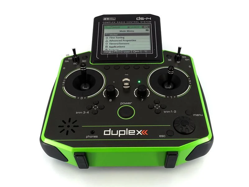 Jeti Fernsteuerung DS-14 II Multimode Grün 3 Jeti Fernsteuerung DS-14 II Multimode Grün – Bild 3