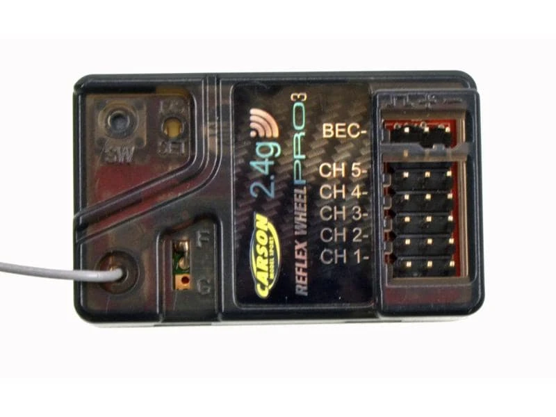 Carson Empfänger Reflex Wheel PRO3 Wasserdicht BEC 1 Carson Empfänger Reflex Wheel PRO3 Wasserdicht BEC