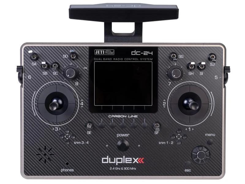 Jeti Fernsteuerung DC-24 Carbon Line Multimode 1 Jeti Fernsteuerung DC-24 Carbon Line Multimode