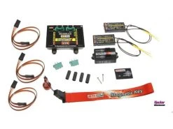 Jeti Akkuweiche Central Box 220 + 2x Rsat2 + Magentic SW